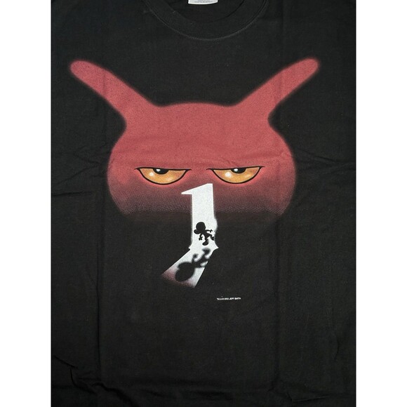 Vintage Bone Jeff Smith Graphic T-shirt XL Black 2002 Graphitti NWOT HTF RARE DS - Picture 2 of 5